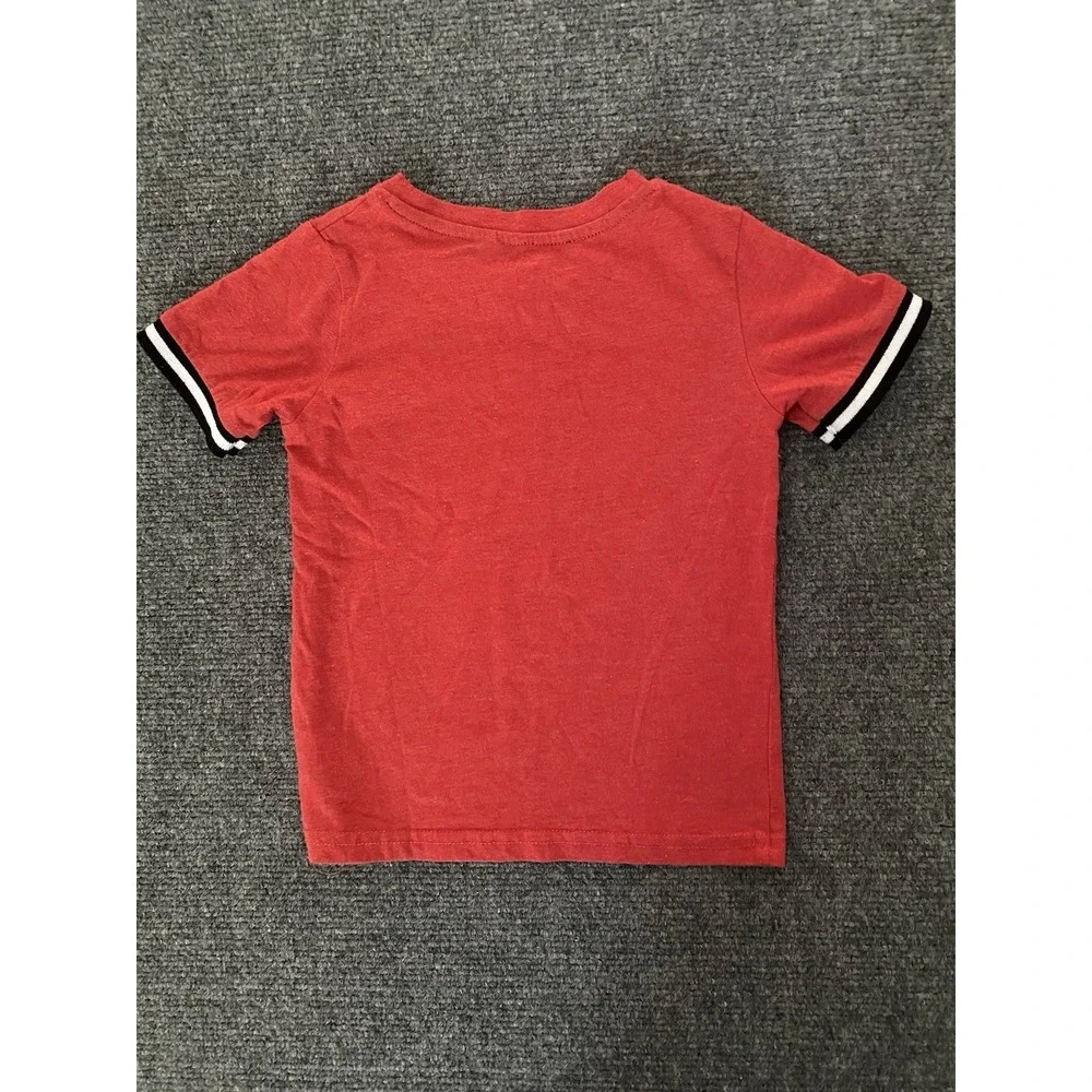 Disney Mickey Mouse Red Feeling Good Tee Shirt 4T
